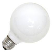 Sylvania 25 watt 120 volt G25 Medium Screw Base Long Life 2850K Warm White