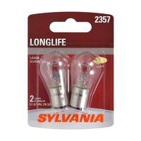 Sylvania 28.5/8.3 watt 12.8/14 volt S8 Double Contact Index Bayonet Base #2357 (2 Pack)