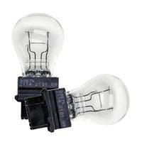 Sylvania 26.9 watt 12.8/14 volt S8 Double Filament Wedge Base #3057  (2 Pack)