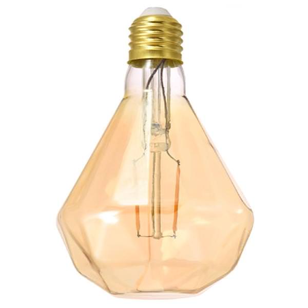 2 watt 120 volt 2175K Diamond Shaped Medium Screw Base LED