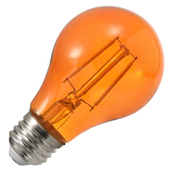 4.5 watt 120 volt A19 Medium Screw Base Orange Dimmable LED