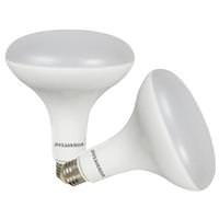 Sylvania 12 watt 120 volt BR40 Medium Screw Base 3500K Neutral White Frosted Dimmable LED (2 pack)