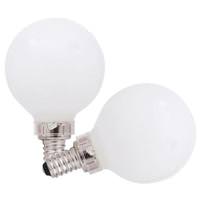 Sylvania 4.5 watt 120 volt G16.5 Candelabra Screw Base 2700K Warm White Dimmable LED (2 pack)
