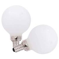 Sylvania 5.5 watt 120 volt G16.5 Candelabra Screw Base 2700K Warm White Dimmable LED (2 Pack)