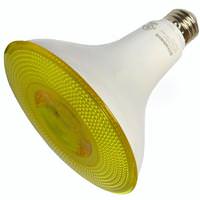 View 9 watt 120 volt PAR38 Yellow Flood LED