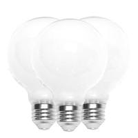 Sylvania 3.5 watt 120 volt G25 Medium Screw Base 2700K Warm White Non-Dimmable LED (3 pack)