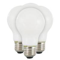 Sylvania 8 watt 120 volt A19 3500K Neutral White Dimmable LED (4 Pack)