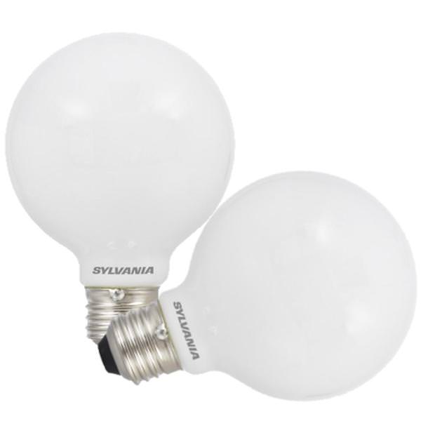 11 watt 120 volt G25 Medium Screw Base 5000K Daylight Frosted Dimmable LED (2 pack)