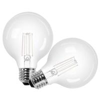 Sylvania 3.5 watt 120 volt G25 Medium Screw Base 5000K Daylight Dimmable White Filament LED (2 Pack)