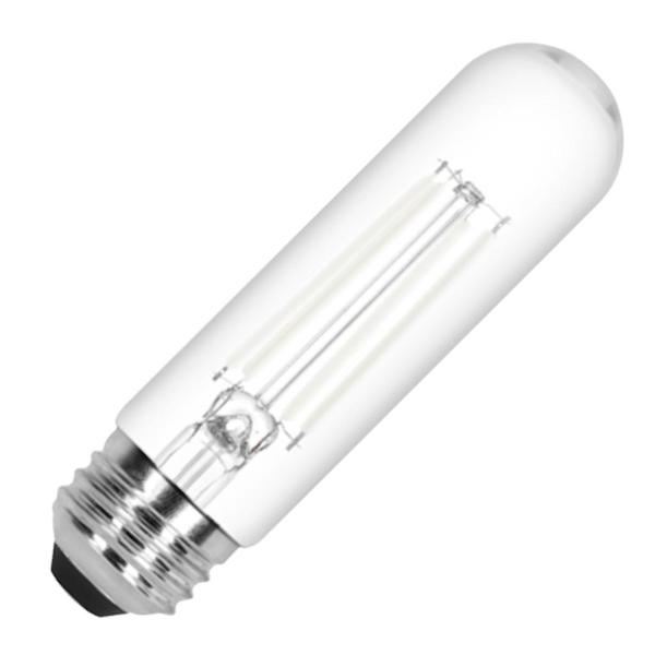 7.5 watt 120 volt T10 Medium Screw Base 5000K Daylight Dimmable White Filament LED