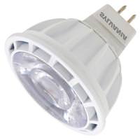 View 9 watt 12 volt MR16 Bi-Pin Base 3000K Natural White Dimmable Spot LED