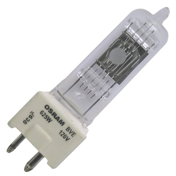 625 watt 120 volt T6 Bi-Pin Base #BVE