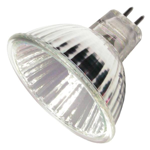 35 watt 12 volt MR16 Bi-Pin Base 3000K Natural White Flood #FMW