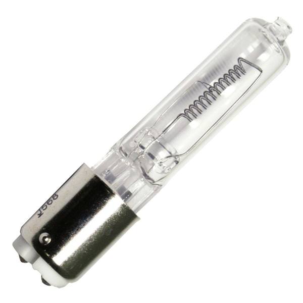 250 watt 120 volt T4 Double Contact Bayonet Base Natural White Clear
