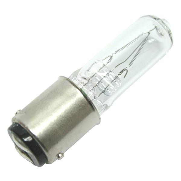 50 watt 120 volt T4 Double Contact Bayonet Base 3000K Natural White 