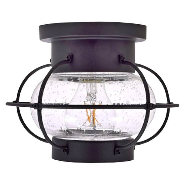 1 Light 120 volt Matte Black Ceiling Light Fixture