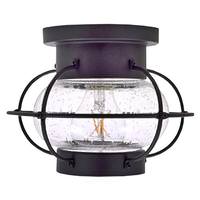 Sylvania 1 Light 120 volt Matte Black Ceiling Light Fixture