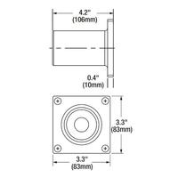 Sylvania Area Light Fixture Wall Tenon Mount