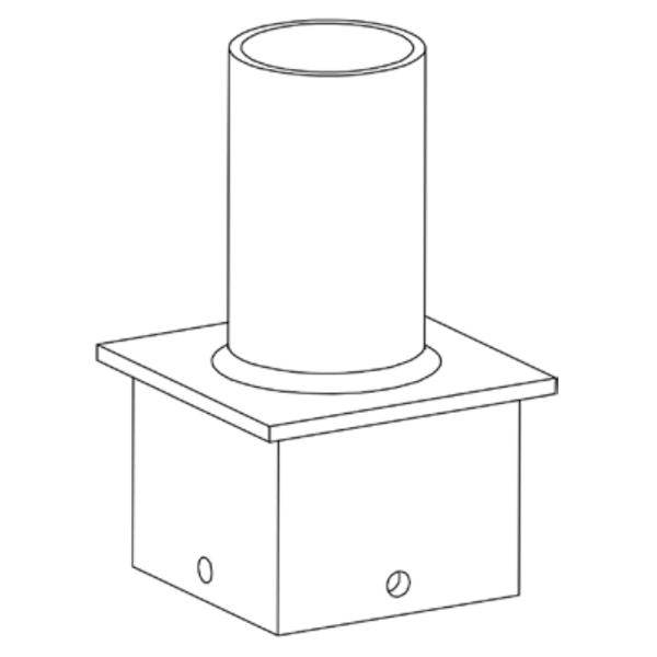 5" Bronze Tenon Mount