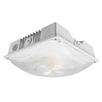 Sylvania 40/50/60 watt 120/277 volt CCT Selectable White Finish LED Canopy Fixture