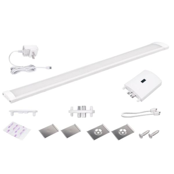 8 watt 120 volt CCT Selectable Non-Dimmable Frosted Undercabinet  LED Strip Light