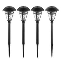 Sylvania 15" 3000K Daylight Sensor LED Solar Powered Path Light (4 Pack)