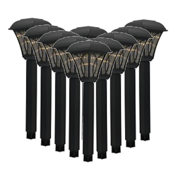 14" 0.8-1.5 volt 3000K LED Solar Powered Path Light (10 Pack)