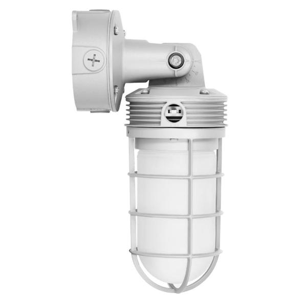 10/20 watt 120/347 volt CCT Selectable Ceiling Mounted Wire Guard Dimmable LED Jelly Jar