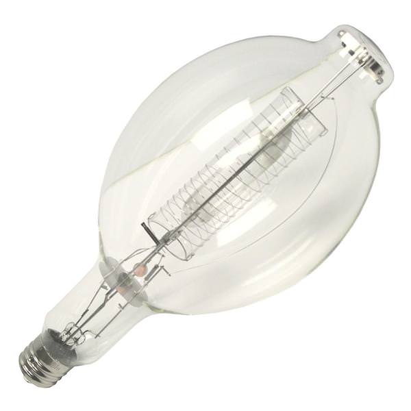 1,000 watt BT56 Mogul Screw Base 3500K Natural White Clear Metal Halide
