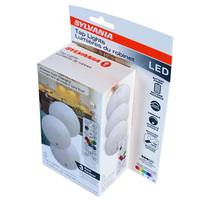 Sylvania .5 Watt 120 Volt White CCT Selectable RGBW Remote Controlled Puck Light (3 Pack)