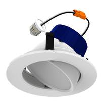 Sylvania 4" 8 watt 120 volt Medium Screw Base Selectable CCT Dimmable LED Recessed Kit