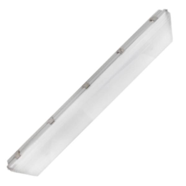 4' 60/75/90 watt 347/480 volt CCT Selectable Dimmable LED Vapor Tight with Sensor