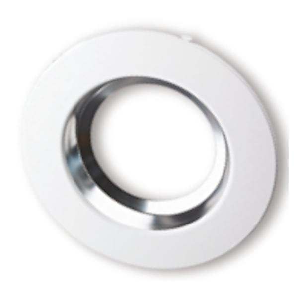 4" White Trim & Alzak Reflector For LED Downlight