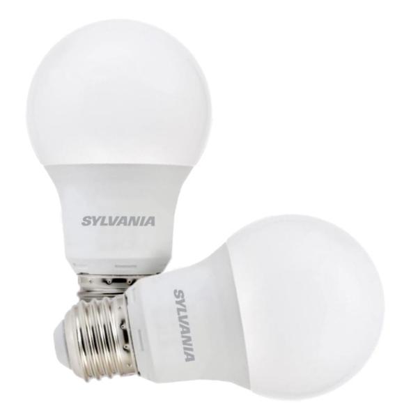 8.5 watt 120 volt A19 Medium Screw Base 2700K Warm White LED (2 pack)