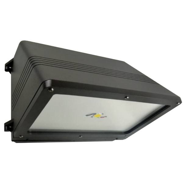 75 watt 120/277 volt 4000K Cool White Bronze LED Wallpack
