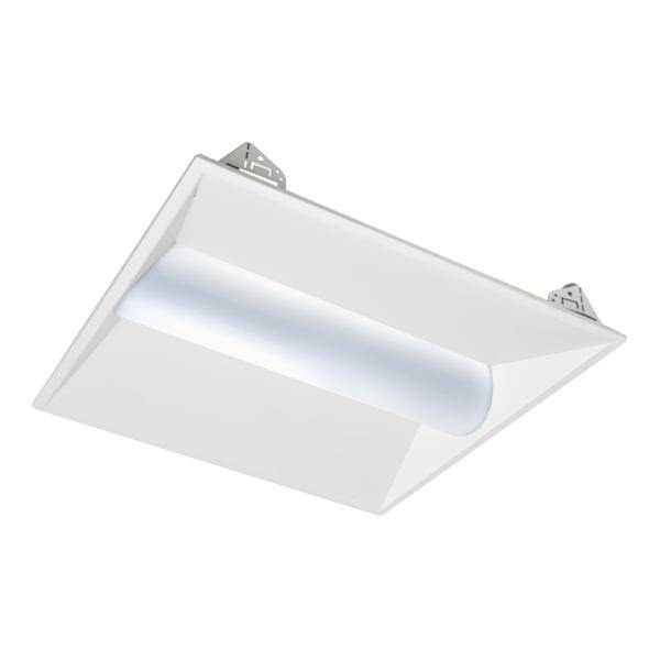 2' x 2' 35 watt 120/277 volt 3500K Natural White Dimming LED Troffer Fixture with Volumetric Lens