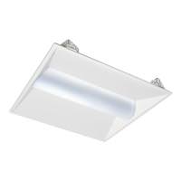 Sylvania 2' x 2' 35 watt 120/277 volt 3500K Natural White Dimming LED Troffer Fixture with Volumetric Lens