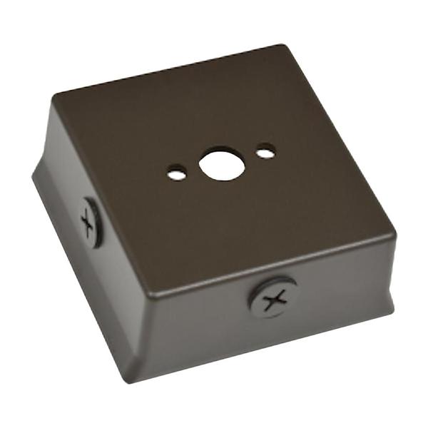 Slim Wallpack Bronze Junction Box