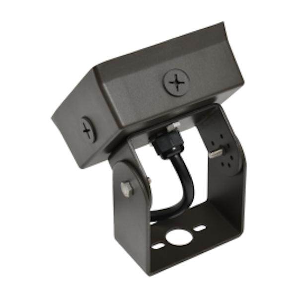Slim Wallpack Bronze Junction Box with Trunnion Mount