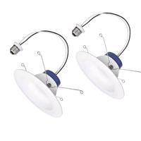 Sylvania 5"-6" 9 watt 120 volt RT56 Candelabra/Medium Adapter Base 4000K White Recessed Downlight Kit (2 Pack)