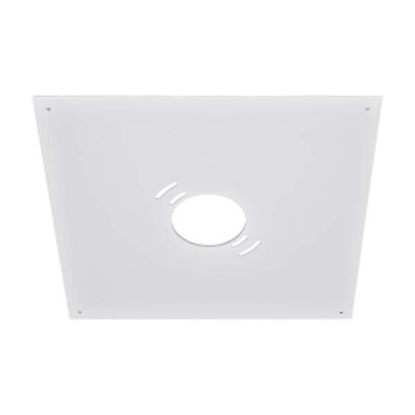 12.5" White Canopy Mounting Plate