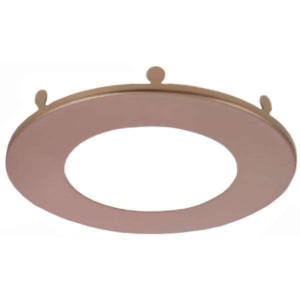 4" Dark Bronze Round Trim For LED Microdisk Trim