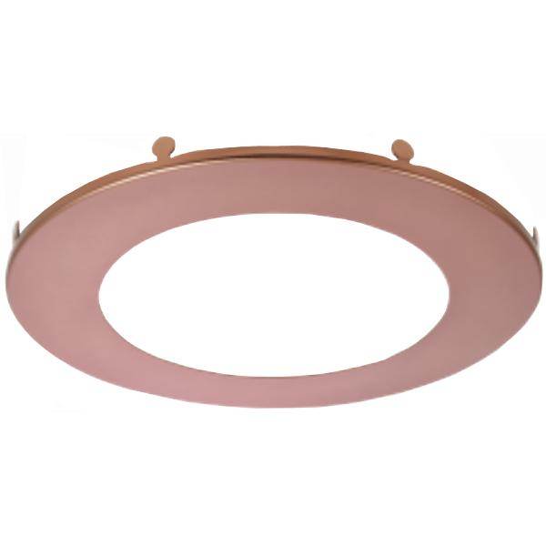 6" Dark Bronze Round Trim For LED Microdisk Trim