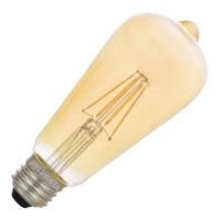 Sylvania 6.5 watt 120 volt ST19 Medium Screw Base 2200K Warm White Amber Dimmable LED