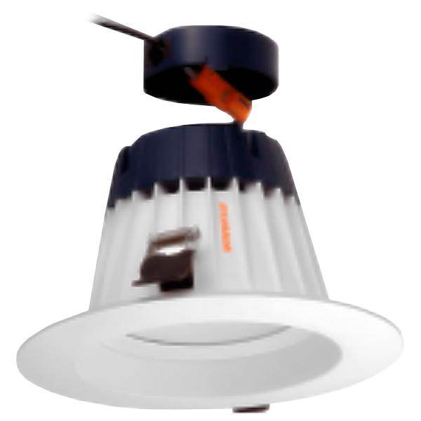 8" 23 watt 347 volt RT8 5000K White LED Recessed Downlight Kit