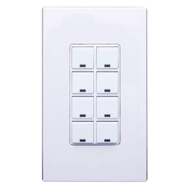 120/277 volt 8 Button Bluetooth Keypad Room Controller