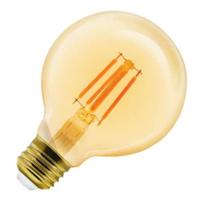 Sylvania 4.5 watt 120 volt G25 Medium Screw Base Warm White Amber Glass Smart Wifi LED Light Bulb