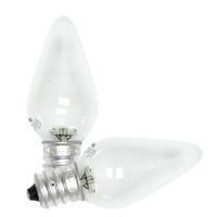 Sylvania .6 watt 120 volt C7 Candelabra Screw Base 6500K Daylight Clear LED (2 pack)