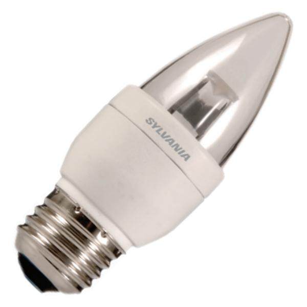 4 watt 120 volt B10 Medium Screw Base 2500K Warm White Dimmable LED