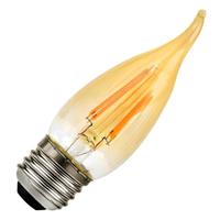 Sylvania 4.5 watt 120 volt B10 Medium Screw Base 2200K Warm White Amber Dimmable LED